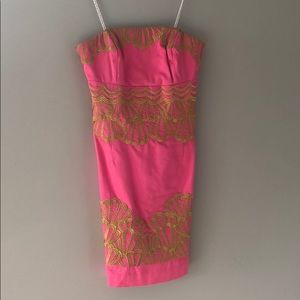 Lilly Pulitzer strapless dress